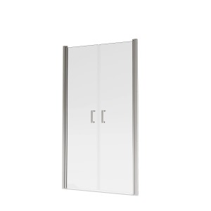 baliv Doppeltür DUK-100.60 T, Chrom Glänzend, 100x195 cm, für Dusche