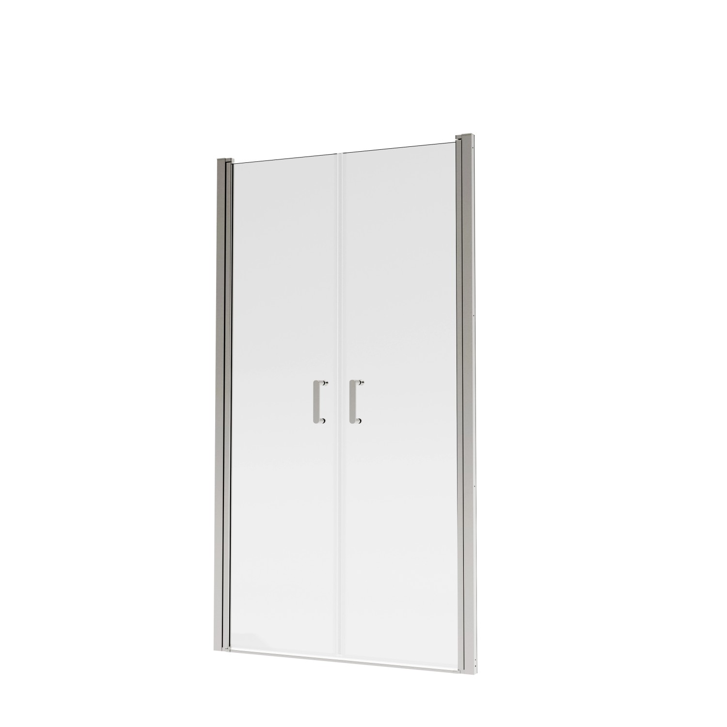 baliv Doppeltür DUK-100.60 T, Chrom Glänzend, 100x195 cm, für Dusche