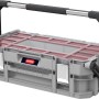 Keter Connect System Cantilever Sortimentskasten, Werkzeugkoffer mit Fächern und Tragegriff.