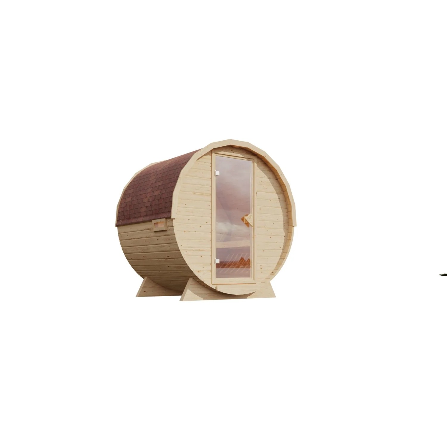 Chillroi Fasssauna 1 SET Naturbelassen mit Ofen 9kW Inklusive Kabel Schinde günstig online kaufen