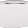 Weiße, runde LED Deckenleuchte Blanca, Ø 53cm, dimmbar, für Wohn- und Flurbereich.