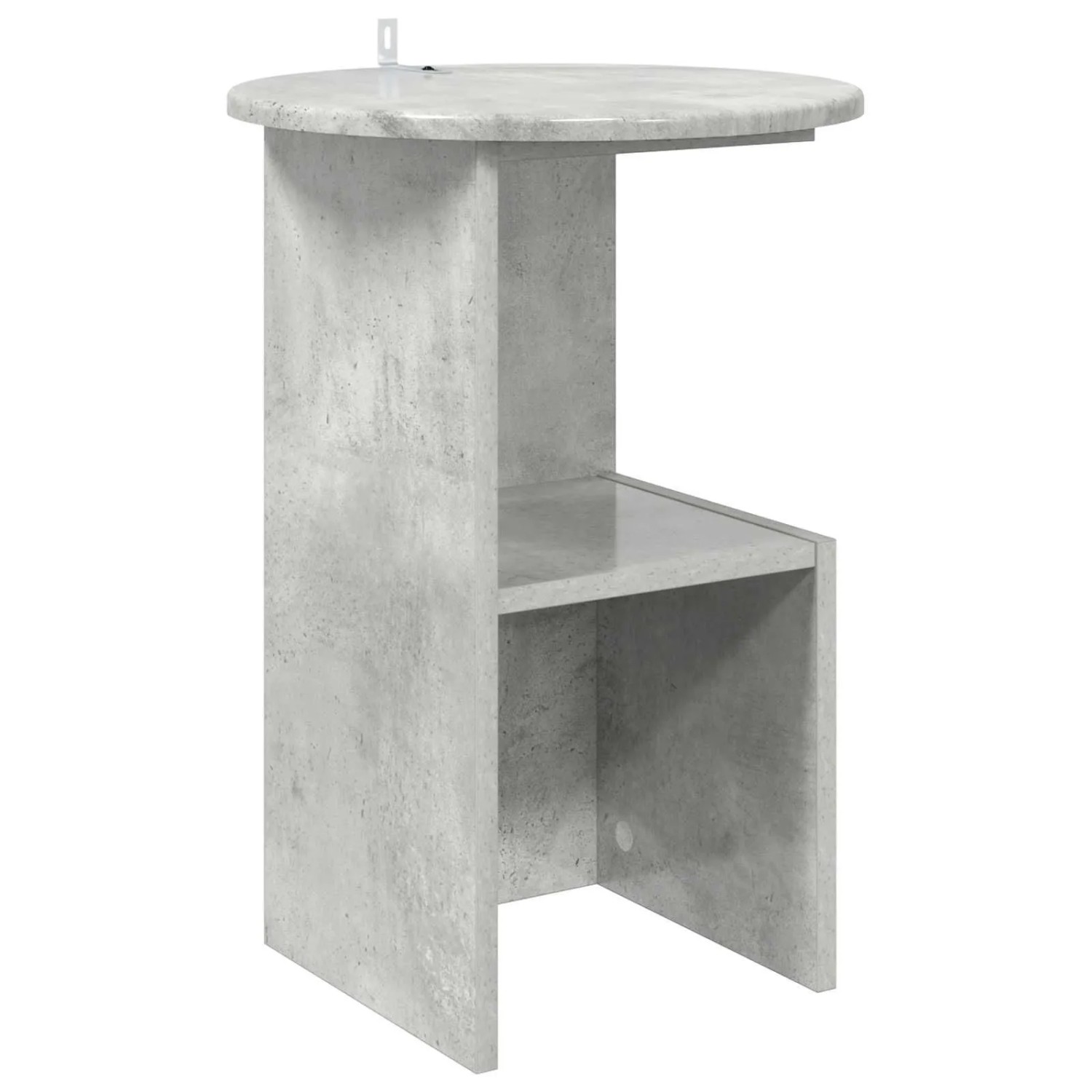 vidaXL Beistelltisch Betongrau Ø 39,5 x 55 cm Holzwerkstoff 8001040