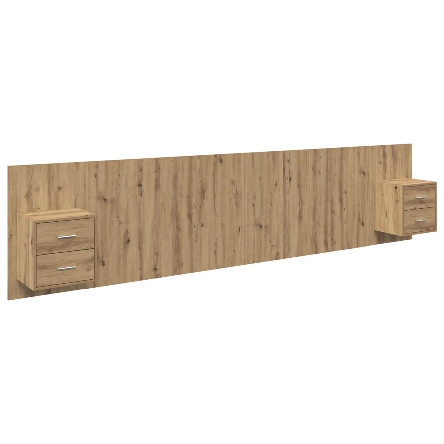 vidaXL Kopfteil mit Schrank 3 Stk Artisan-Eiche Holzwerkstoff 3415909 günstig online kaufen