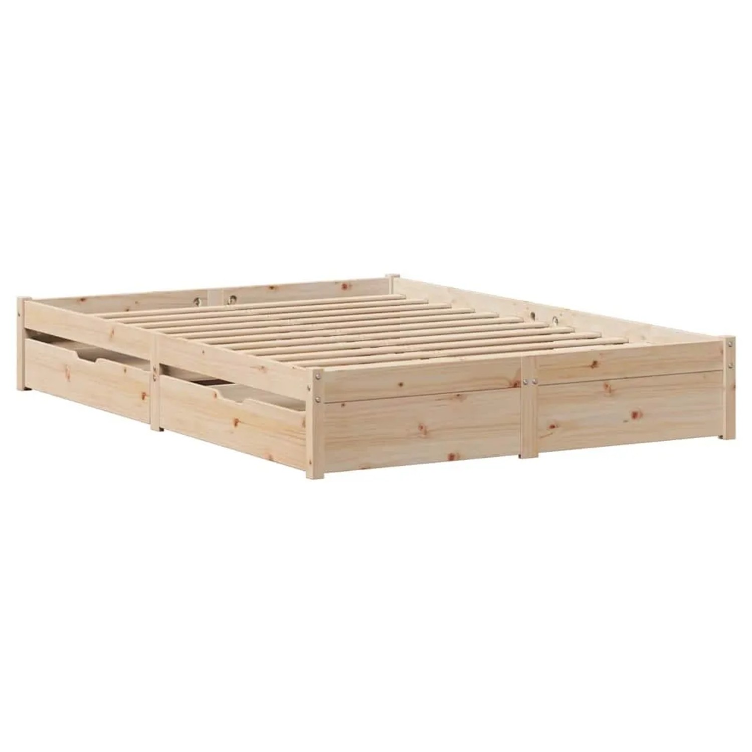 vidaXL Massivholzbett ohne Matratze 160x200 cm Kiefernholz 3301666 günstig online kaufen