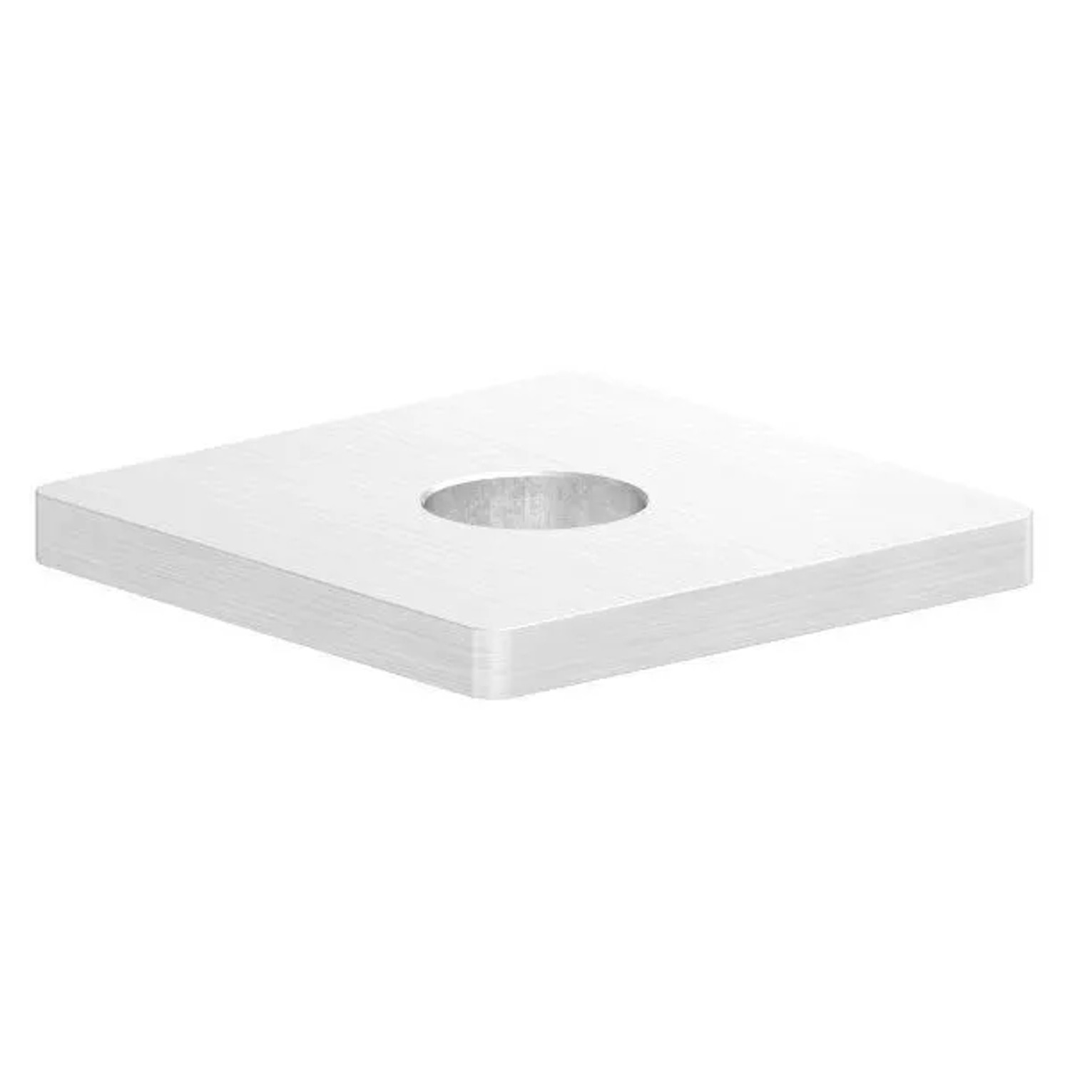 FeNau Einsteckkappe V4A 40 X 40 mm Mit 12,1 mm Bohrung Zum Aufschweißen