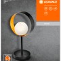 Ledvance Tischleuchte Decor Memphis, schwarz-goldene LED Lampe mit G9 Fassung, 36,5 cm hoch.