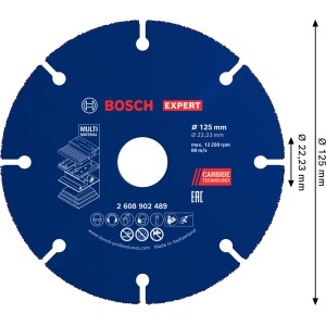 Bosch Expert Trennscheibe Carbide Multi Wheel 125 mm