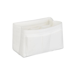 Relaxdays Taschenorganizer Filz Weiß Mit Fächern 16 cm x 27 cm x 16 cm 0,23 kg