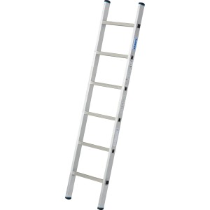 Krause Anlegeleiter Stabilo mit 6 Sprossen, eine robuste Leiter für den Außenbereich.