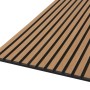 Fibrotech Akustikpaneel Eiche geölt, MDF-Paneel mit Holzfurnier für Schallschutz und Wandgestaltung.