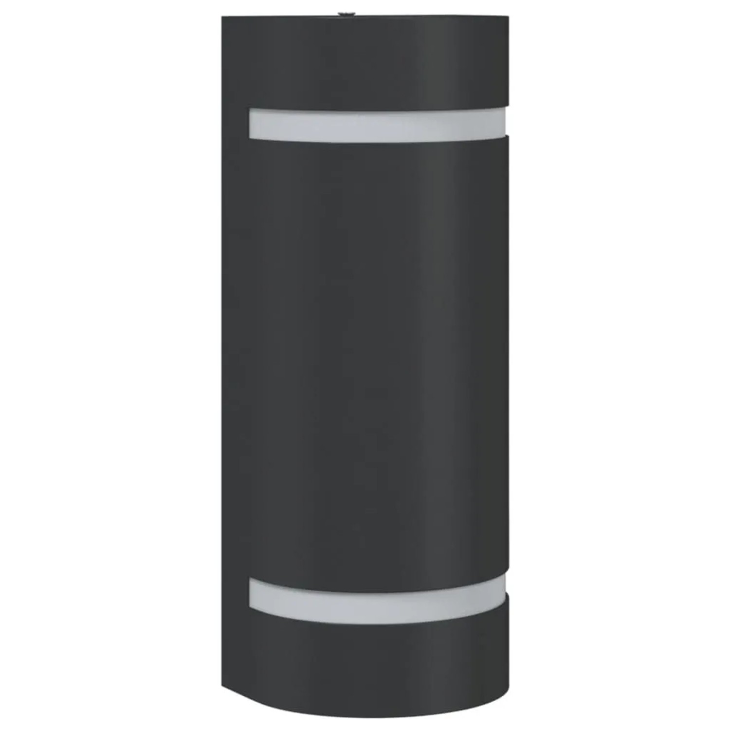 vidaXL Außenwandleuchte Schwarz Aluminiumdruckguss 4006331