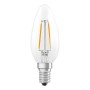 Osram LED-Leuchtmittel E14 Kerzenform, 1,8W, klar. LED Lampe für dekorative Beleuchtung.