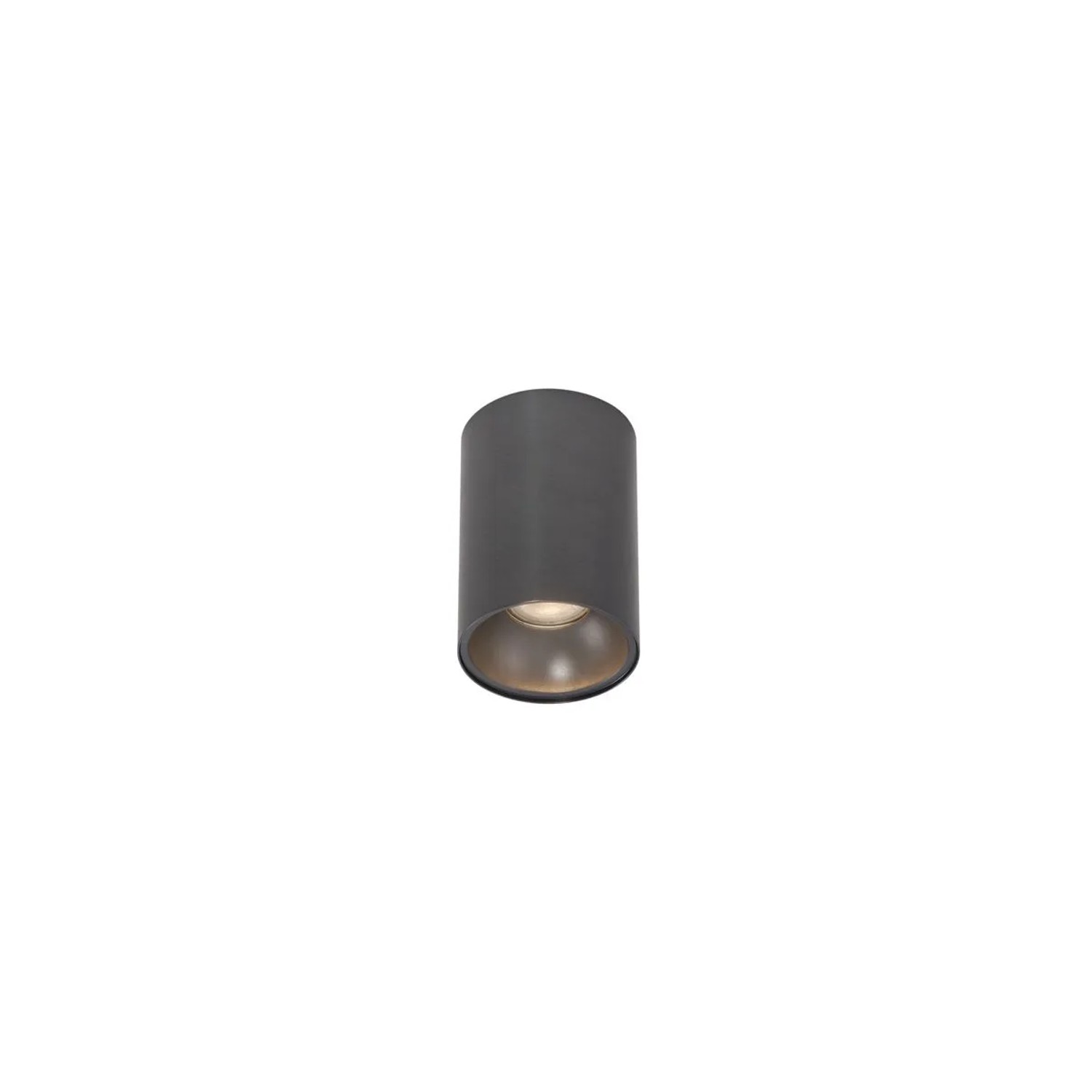 QAZQA Moderner Einbaustrahler Gunmetal GU10 50mm Deep