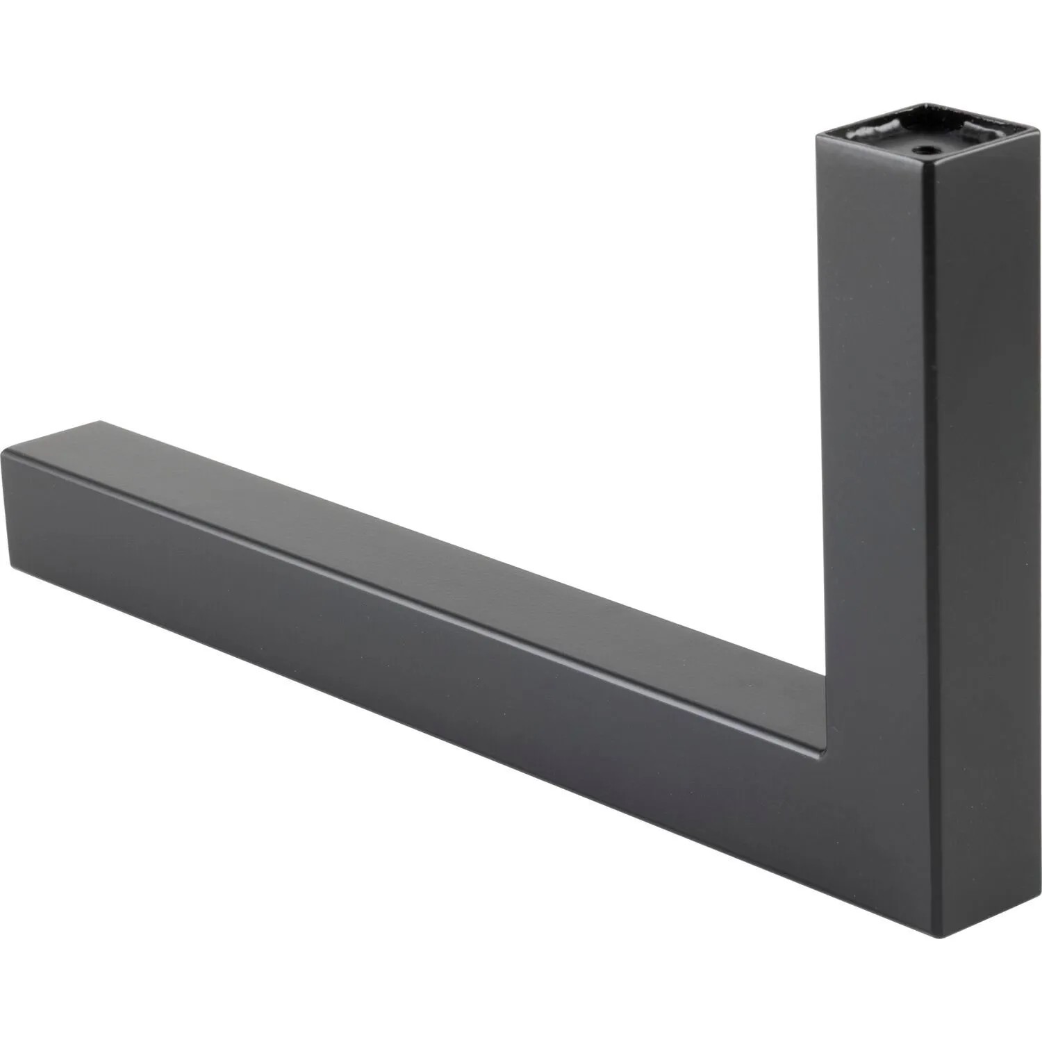 Simausrom Garderrobenhalter Edelstahl Luna Breite 300 mm Höhe 150 mm Schwarz