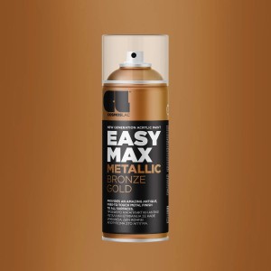 COSMOS LAC EASYMAX Sprühlack Matt mit Extrem Hoher Deckkraft  Spraydosen Sprühfarbe DIY Lack Bronze Gold