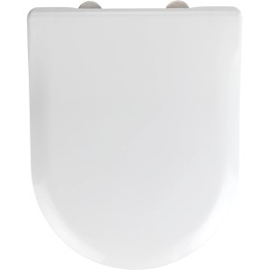 Wenko WC-Sitz Exclusive, passend für V&B Subway 2.0 Slim, aus Duroplast, mit Absenkautomatik.