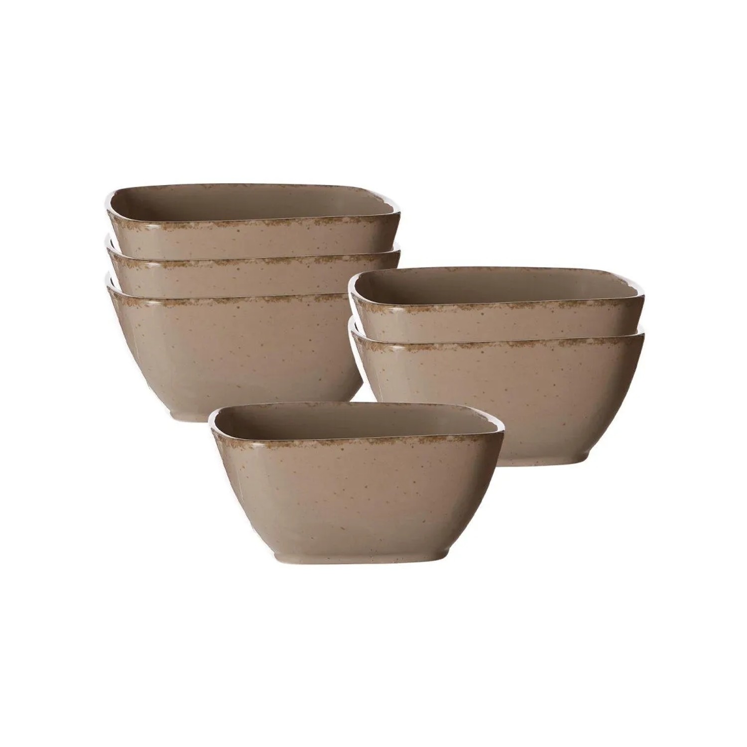 Ritzenhoff & Breker Casa Beilagenschale 14 cm 6er Set Nougat