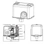 Wiltec Druckschalter Sk-2 230V 1-Phasig Druckwächter Hauswasserwerk Pumpen_7