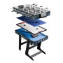 Juskys 5-in-1 Multi-Spieltisch Ballzauber mit Kicker, Billard, Tischtennis, Hockey und Basketball.