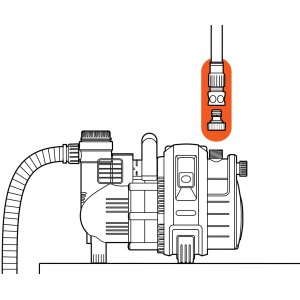 Gardena Pumpen-Anschlusssatz für 13mm Schläuche, Zubehör für Pumpen und Hauswasserwerke.