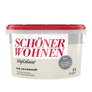 Eimer Schöner Wohnen My Colour My Savannah, matte Wand- und Deckenfarbe, 5 Liter.