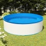 vidaXL Planschbecken mit Einhängeskimmer und Pumpe 350x90 cm Weiß 3070798_2