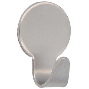 Siro Garderobenhaken, Edelstahl, selbstklebend, 3er-Set. Ideal für Küche und Bad.