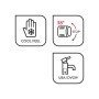 Symbole der baliv Thermostat-Wannenarmatur WA-5020: Cool Feel, 38°C-Sperre, UBA/DVGW.