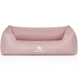Knuffelwuff Hundebett Luisa, orthopädisch, rosa, Größe M-L. Bequemes Hundekörbchen für optimalen Schlaf.