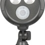 Mr. Beams LED-Außenstrahler mit Bewegungsmelder, braun, 2er-Pack. Batteriebetriebener Strahler.
