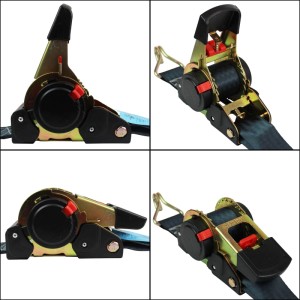 4er Set TRUTZHOLM Automatik Spanngurte mit Ratschen, 3m, für Autoanhänger.