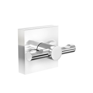 Verchromter Tesa Ekkro Bademantelhaken zur Wandmontage, Handtuchhalter.