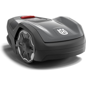 Husqvarna Aspire R4 Mähroboter: Kompakter Rasenmäher mit App-Steuerung.
