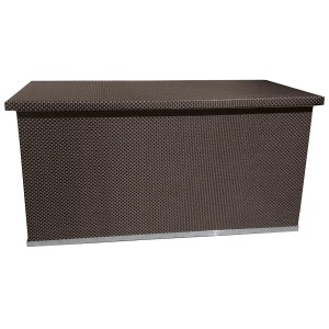 Wilk Aufbewahrungsbox in Rattanoptik 64 cm x 120 cm x 67 cm Braun