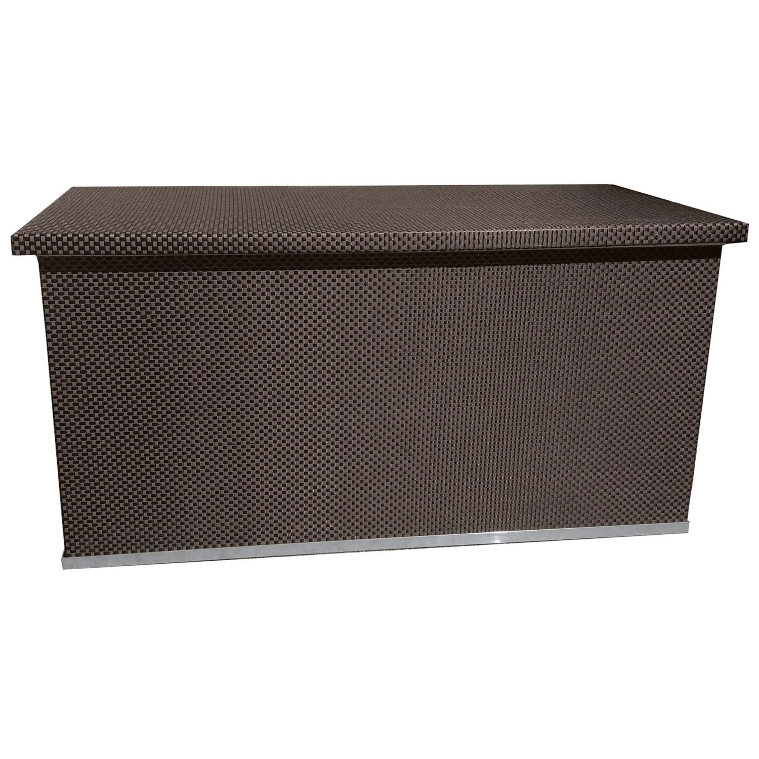 Wilk Aufbewahrungsbox in Rattanoptik 64 cm x 120 cm x 67 cm Braun günstig online kaufen
