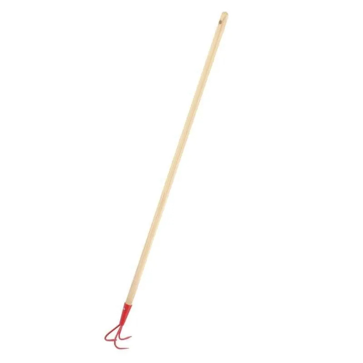 Galaflor Kleingrubber aus Stahl mit Holzstiel 3 Zinken