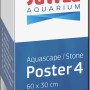 Juwel Poster 4, 60x30cm, für Aquariumrückwand mit Fels- und Aquascape-Motiv.