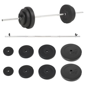 vidaXL Langhantel mit Gewichten 60 kg 3145017