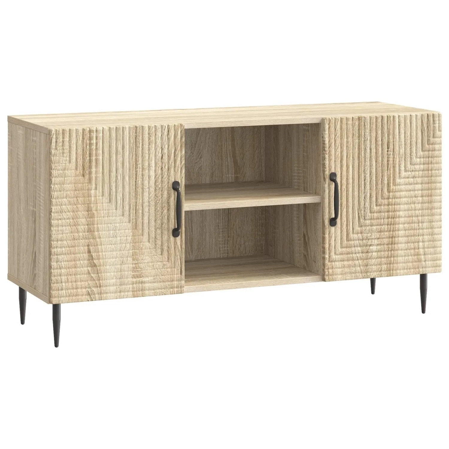 vidaXL TV-Schränk Sonoma-Eiche 102 x 34,5 x 50 cm Holzwerkstoff 894927