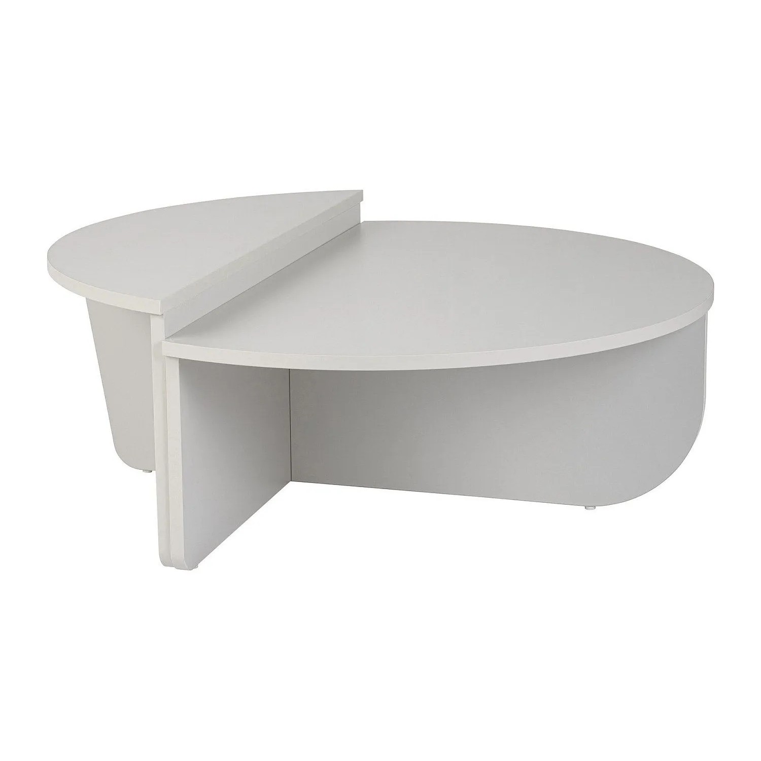 Vente-unique Couchtisch Aloeva Weiß 90 cm