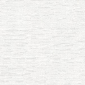 Weiße Vliestapete mit feiner Struktur zum Überstreichen, geeignet für Wohnzimmer und Büro.