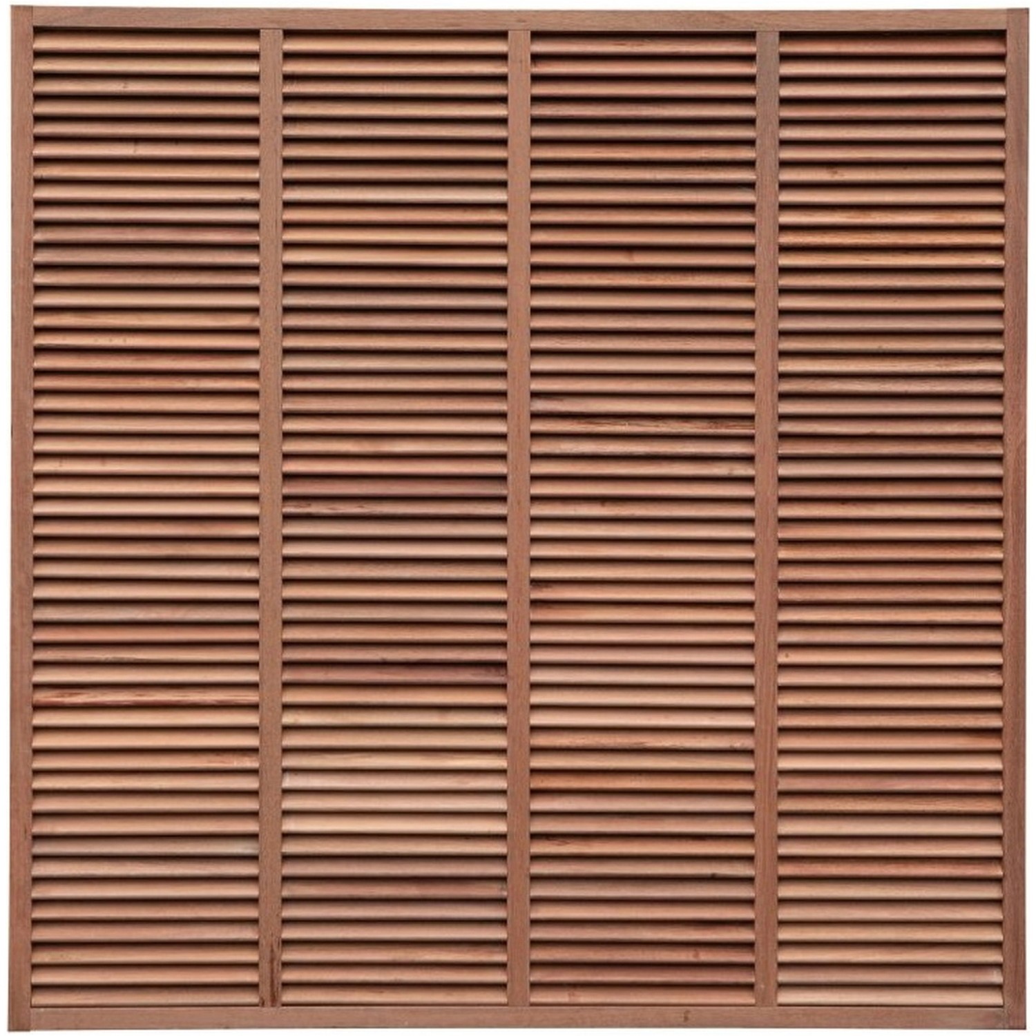 Blickdichtes T & J Clausa-Rankgitter aus Keruing-Holz, 180x180 cm, für den Sichtschutz im Garten.