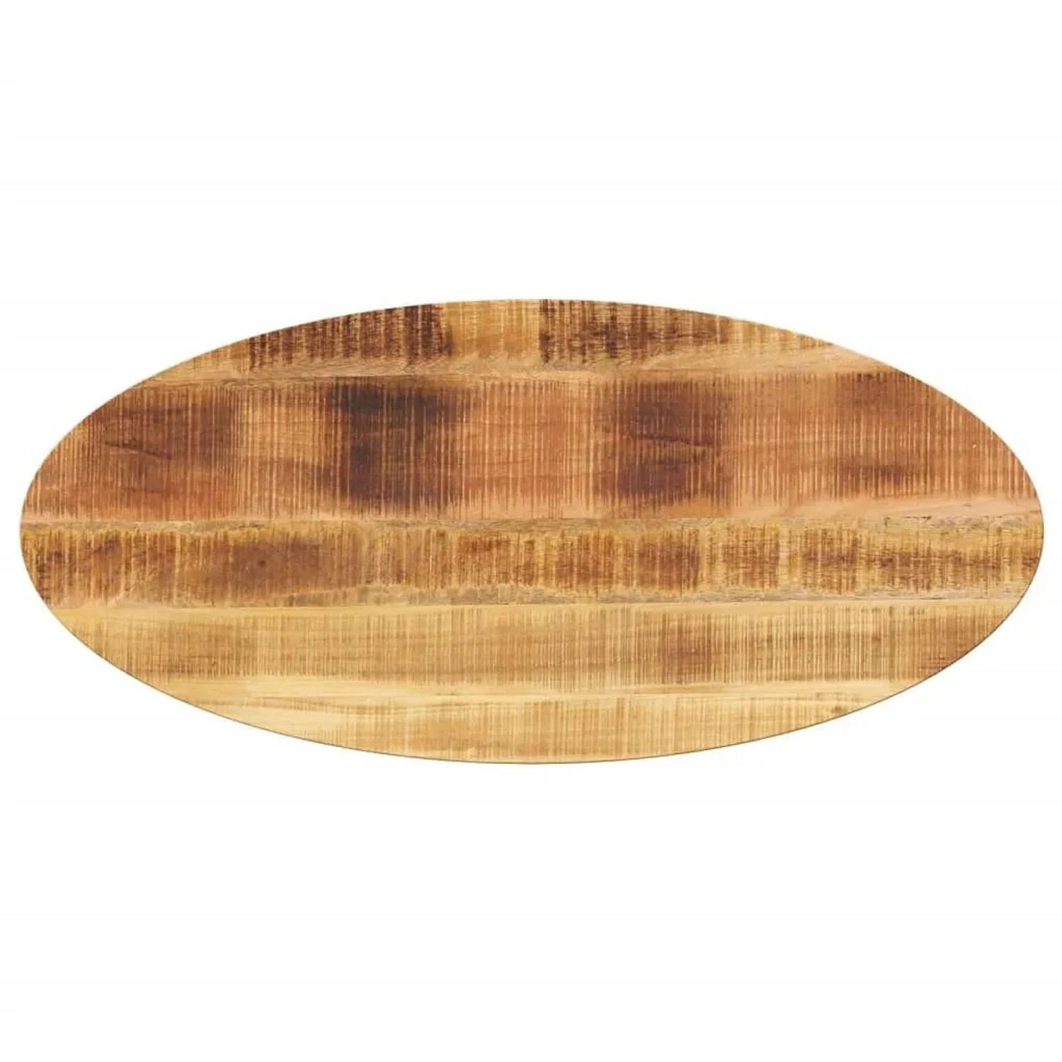 vidaXL Tischplatte 100x40x2,5 cm Oval Massivholz Mango 370820