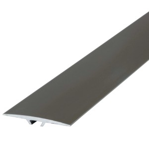 Dalsys selbstklebendes Übergangsprofil aus Bronze-Aluminium, 90x40mm, für Laminat & Parkett.