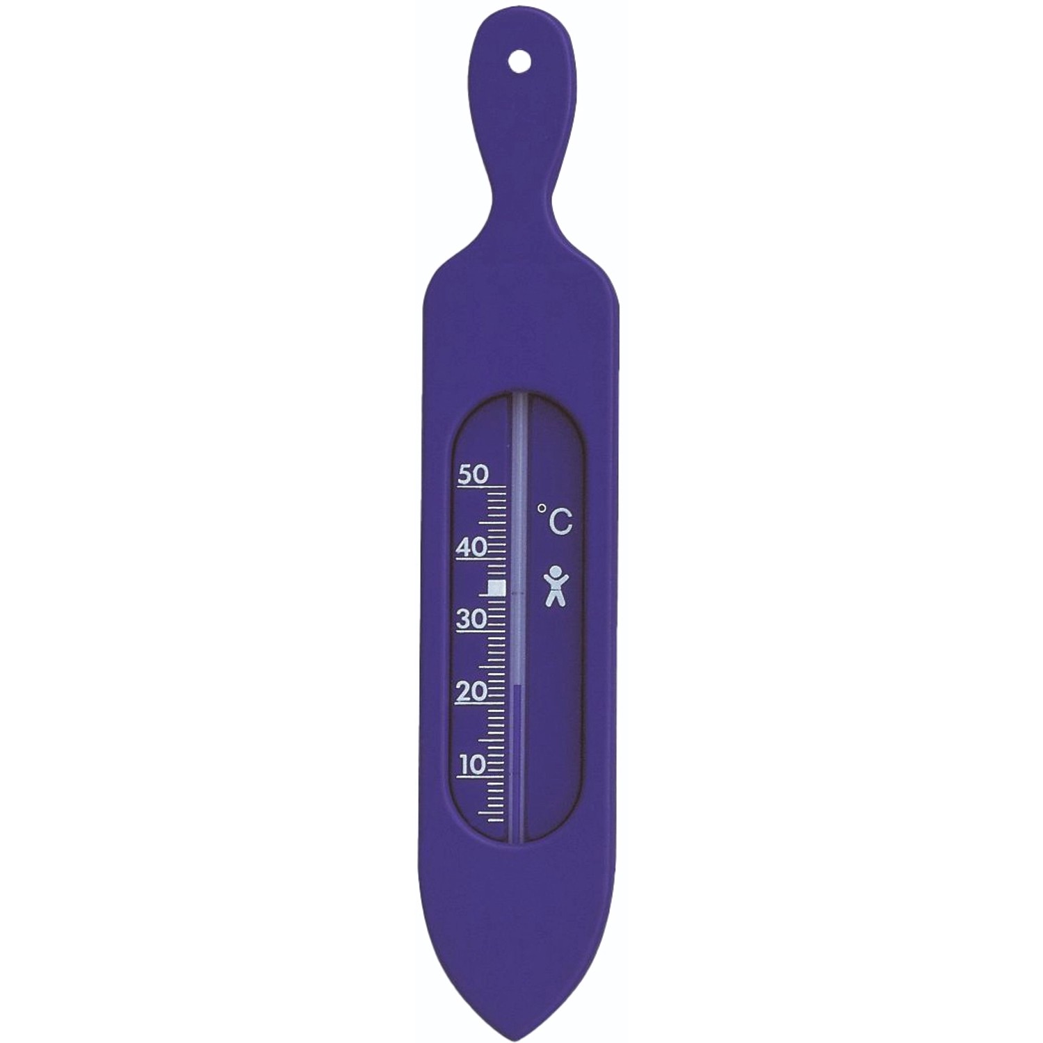 TFA Analoges Badethermometer BPA-frei Blau