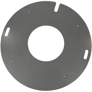 Bellissa Grillring Sole, Stahl, Ø 100 cm, Grillplatte für Holzkohlegrills.