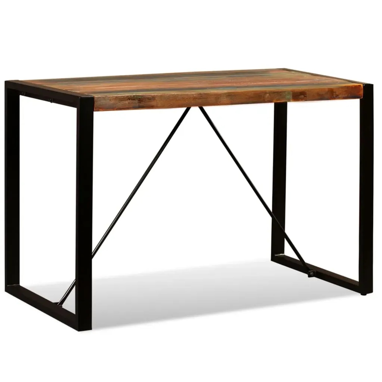 vidaXL Esszimmertisch Altholz Massiv 120 cm