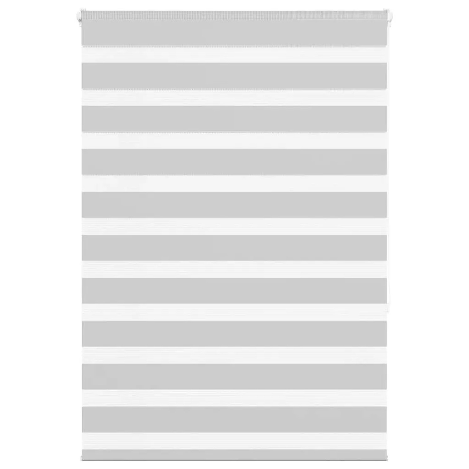 vidaXL Doppelrollo Hellgrau 95x150 cm Stoffbreite 90,9 cm Polyester 4014442 günstig online kaufen