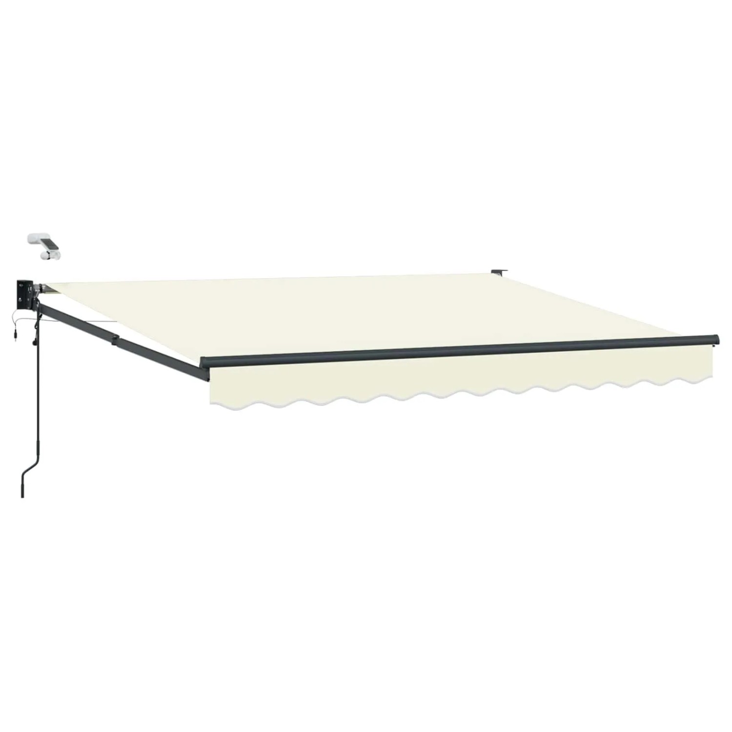vidaXL Elektrische Ausziehbare Markise Creme 3,5 x 2,5 m 3419779