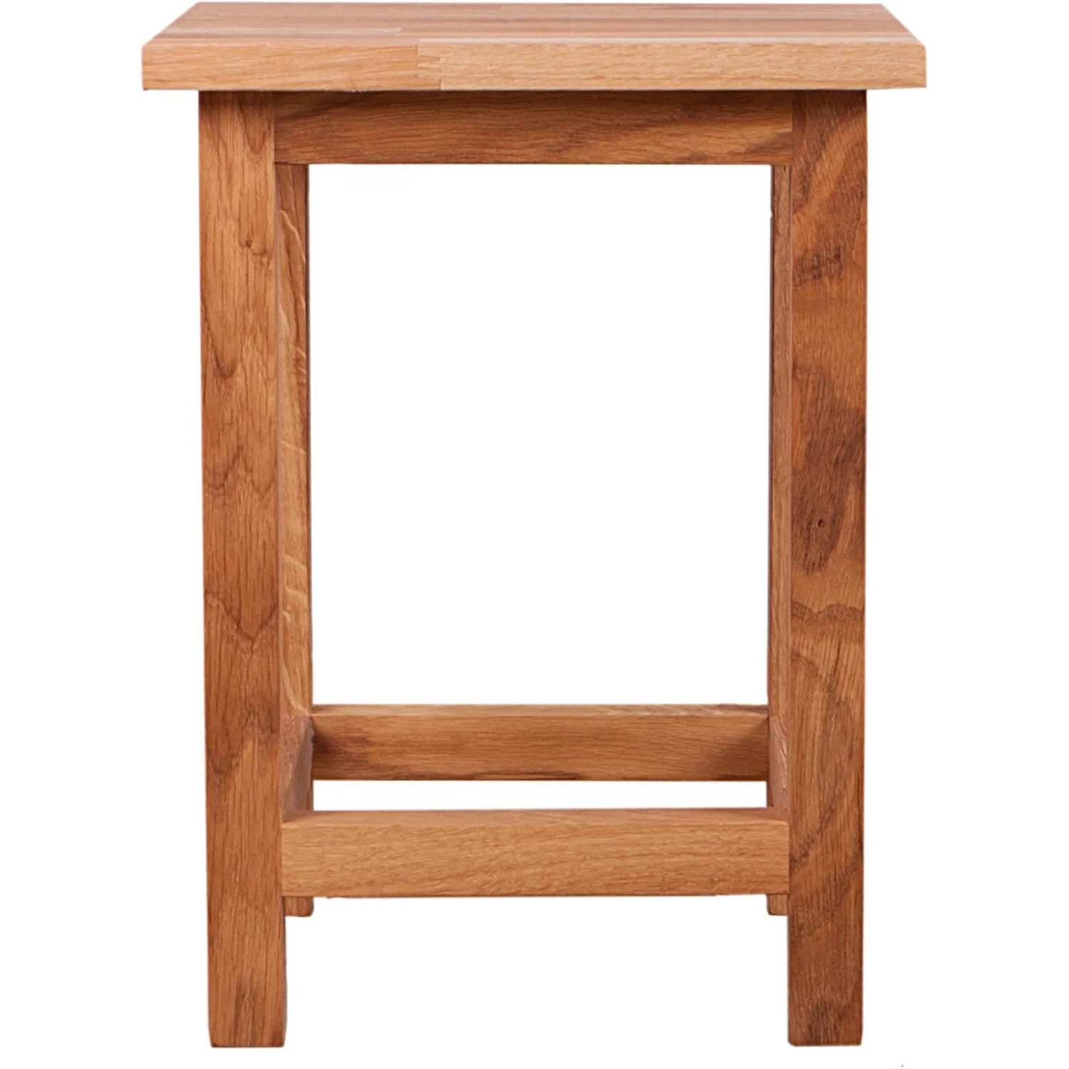 Garden Pleasure Universalhocker Max 1 aus Eiche, 40x30x30 cm, vielseitig als Blumenständer oder Sitzhocker nutzbar.